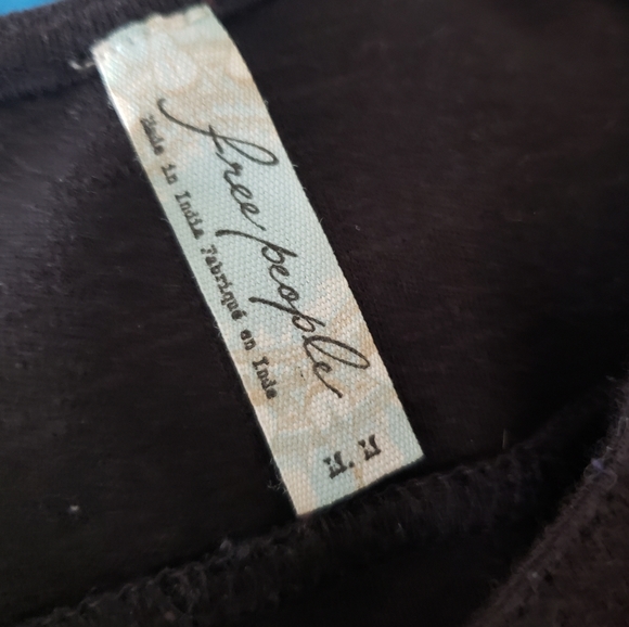 Free People Black Song of the South BodyCon Dress - Picture 6 of 8